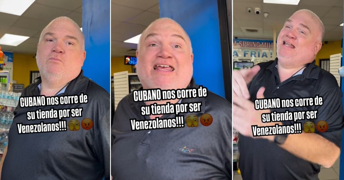Cubano expulsa de su tienda en Hialeah a una actriz venezolana y su familia Cubano expulsa de su tienda en Hialeah a una actriz venezolana y su familia