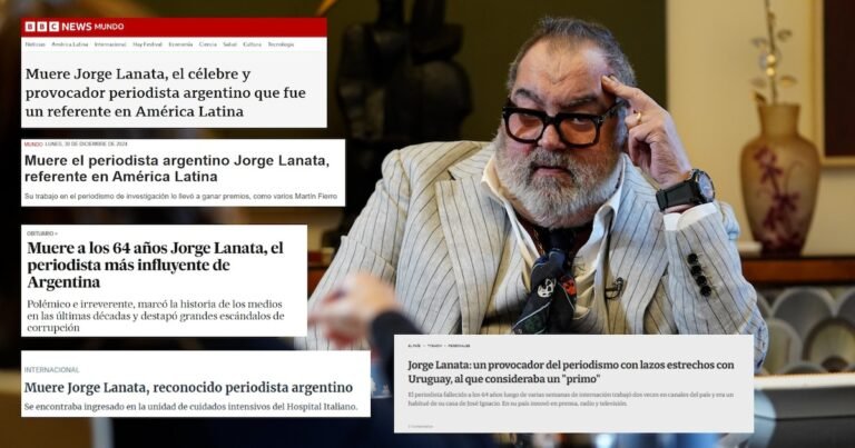 Así reflejaron los medios del mundo la muerte de Jorge Lanata: “Un provocador que revolucionó el periodismo argentino”