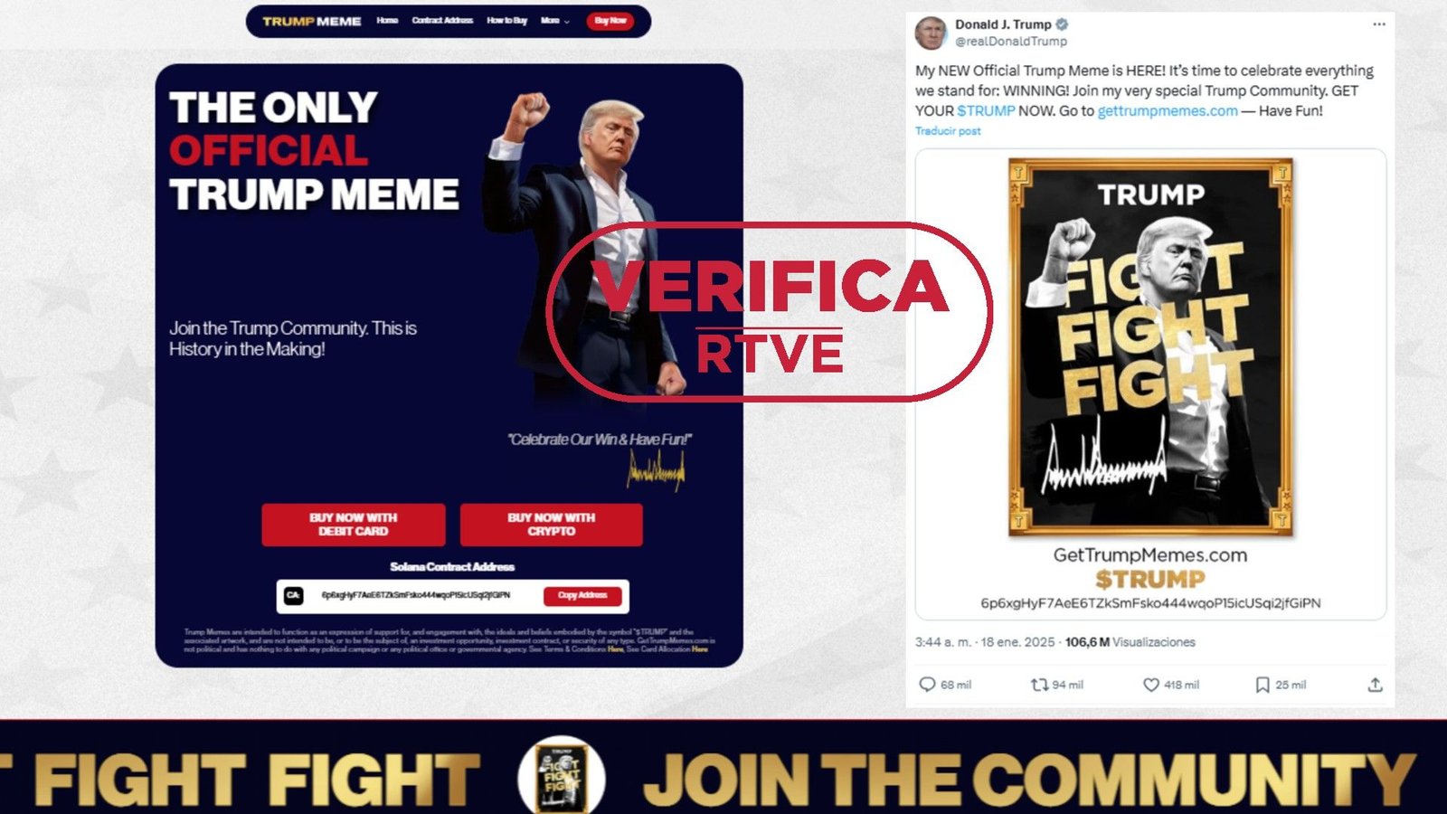 Así valoran los expertos $Trump, la ‘memecoin’ de Trump Así valoran los expertos $Trump, la ‘memecoin’ de Trump