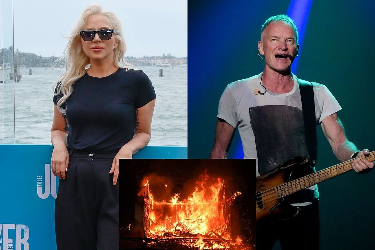 Sting y Lady Gaga encabezan un concierto a beneficio de afectados por los incendios en Los Ángeles Sting y Lady Gaga encabezan un concierto a beneficio de afectados por los incendios en Los Ángeles