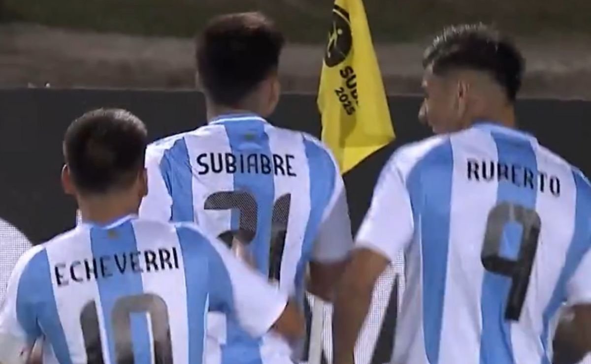 los goles de Subiabre, Echeverri y Ruberto en Argentina vs. Brasil los goles de Subiabre, Echeverri y Ruberto en Argentina vs. Brasil