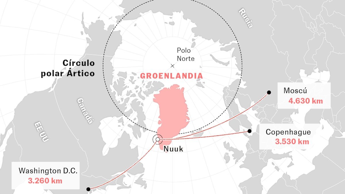 Mapas | ¿Por qué Trump quiere comprar Groenlandia? | Internacional Mapas | ¿Por qué Trump quiere comprar Groenlandia? | Internacional