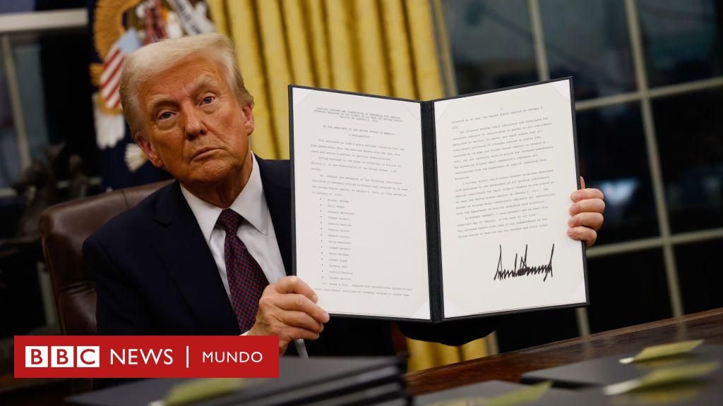 Trump expande el poder presidencial en sus primeros días en la Casa Blanca para acelerar un cambio radical en EE.UU. Trump expande el poder presidencial en sus primeros días en la Casa Blanca para acelerar un cambio radical en EE.UU.