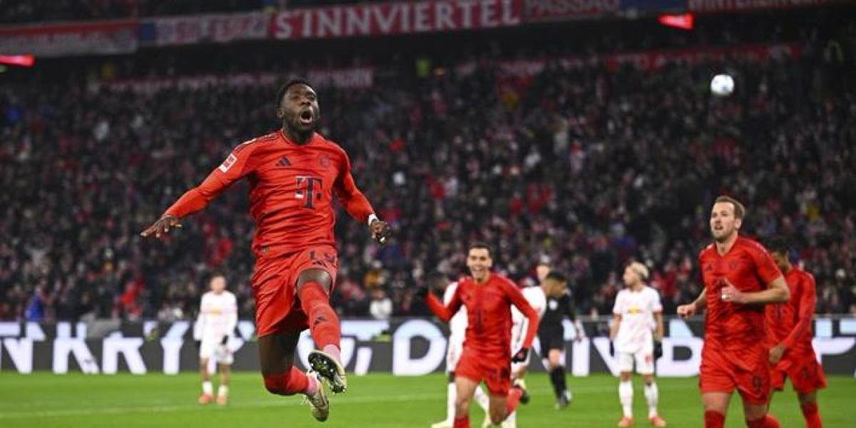 Alphonso Davies cae lesionado y es duda para el ‘playoff’ de Champions