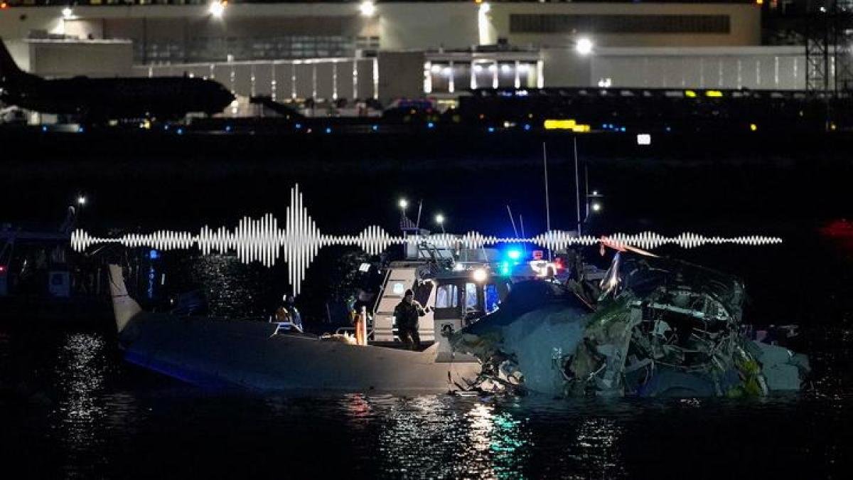 Al descubierto los audios de antes, durante y después de la colisión aérea en Washington Al descubierto los audios de antes, durante y después de la colisión aérea en Washington