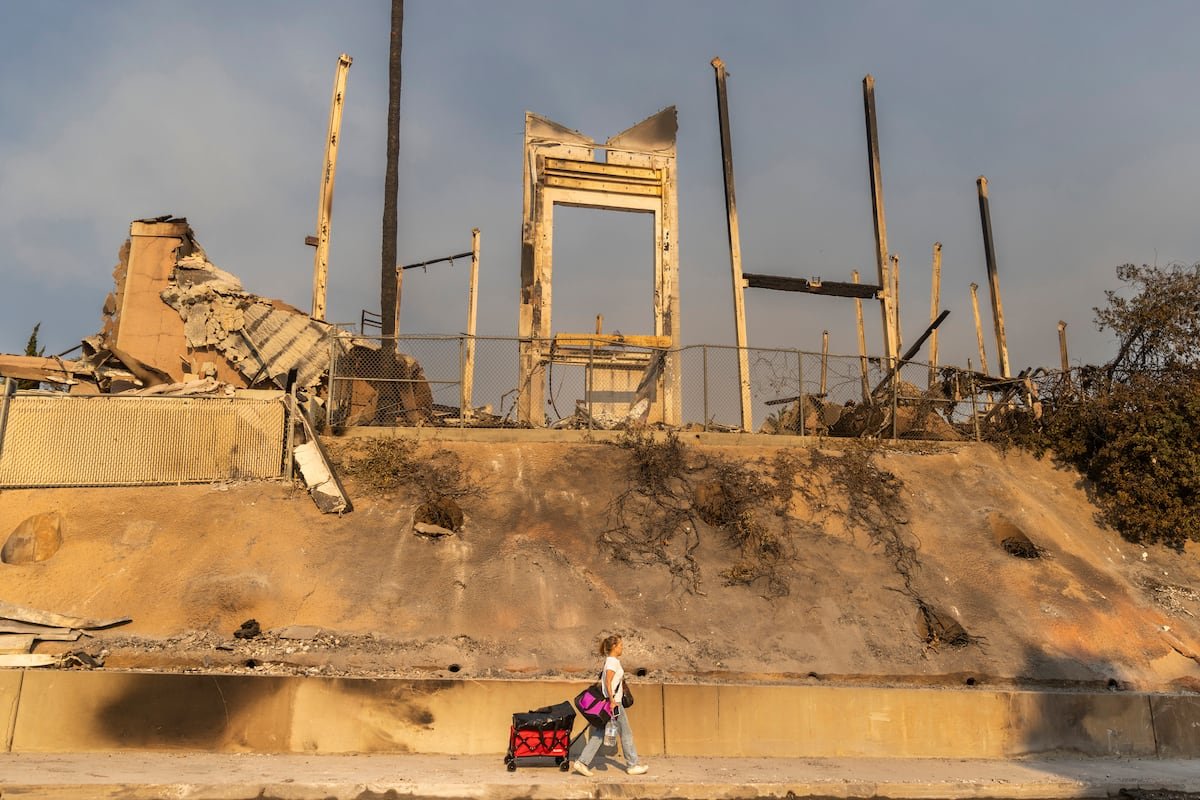 Una ciudad flotante para los 150.000 evacuados por los incendios de Los Ángeles Una ciudad flotante para los 150.000 evacuados por los incendios de Los Ángeles