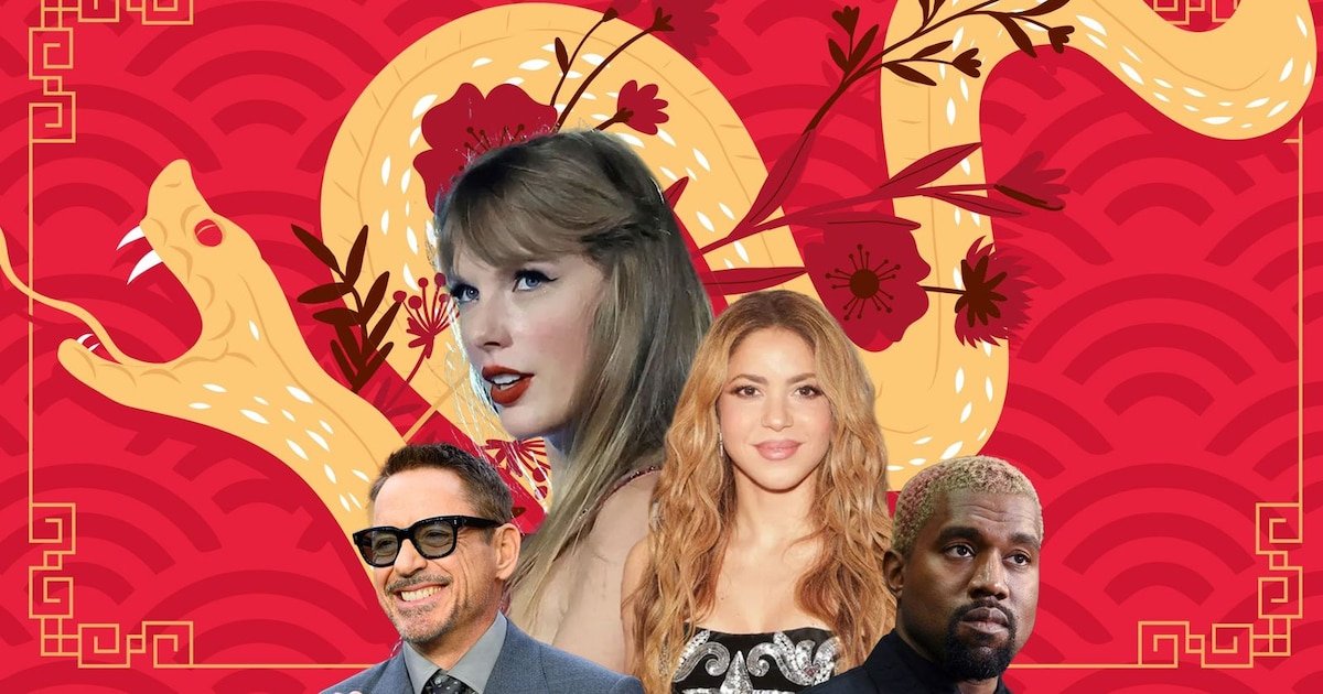 Año Nuevo Chino 2025: Taylor Swift, Shakira y más celebridades que nacieron bajo el signo de la serpiente Año Nuevo Chino 2025: Taylor Swift, Shakira y más celebridades que nacieron bajo el signo de la serpiente