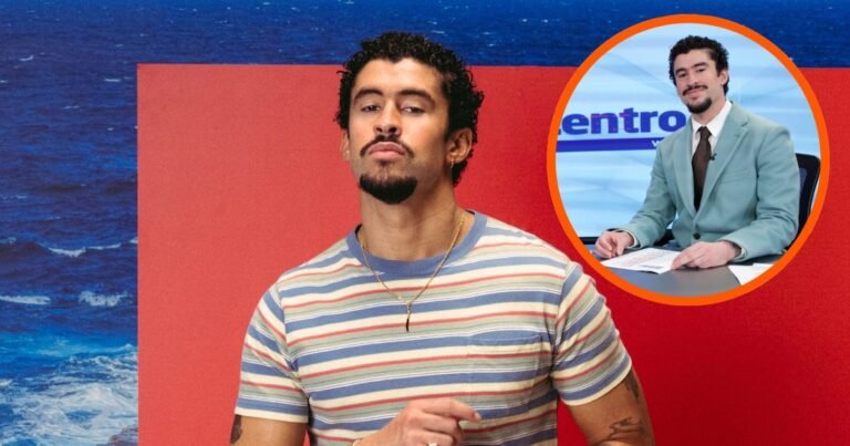 Bad Bunny se convirtió en presentador de noticias