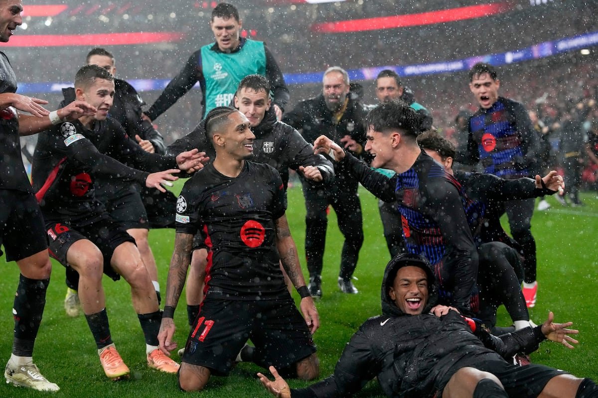 Bendita locura azulgrana en Lisboa | Fútbol | Deportes