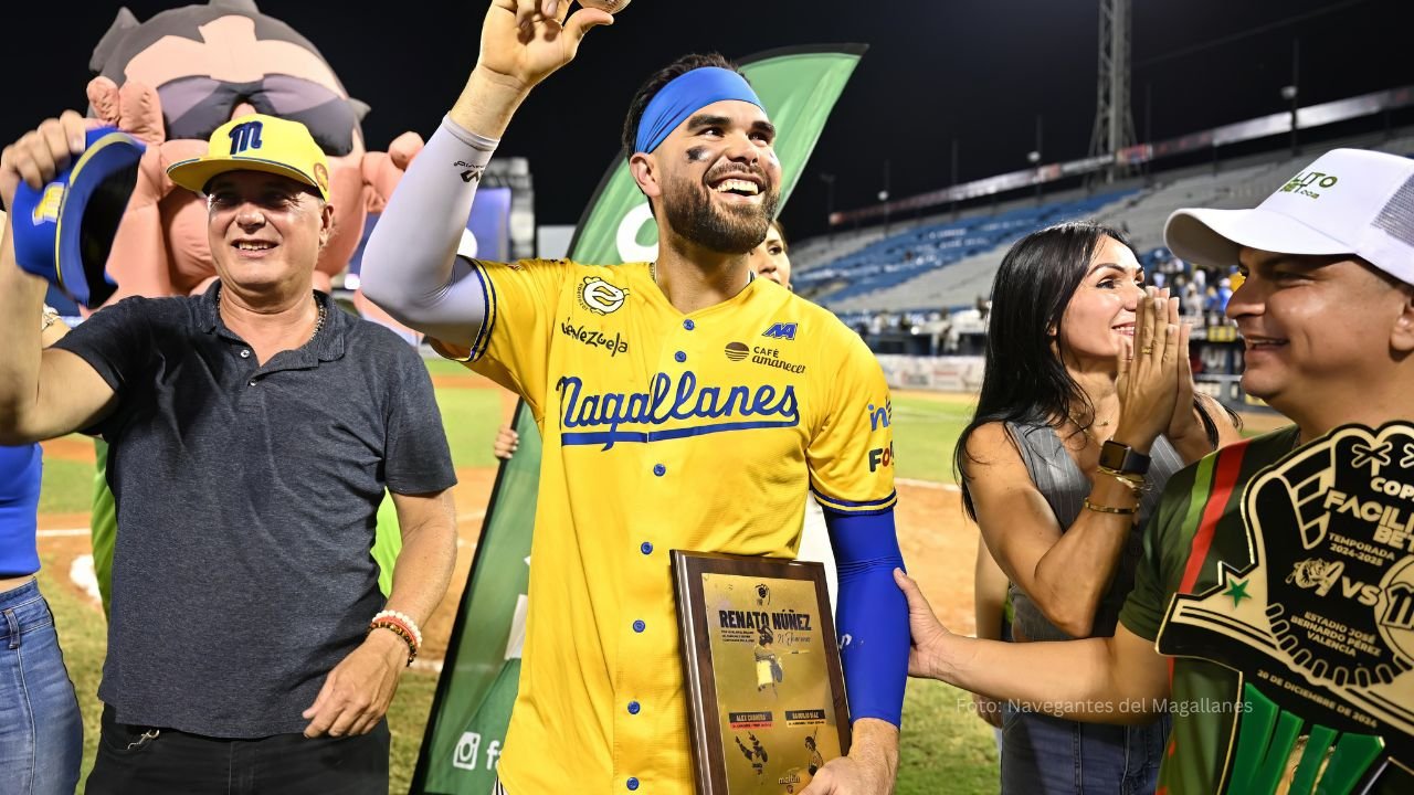 Renato Núñez premiado en LVBP en Temporada 2024-2025 Renato Núñez premiado en LVBP en Temporada 2024-2025