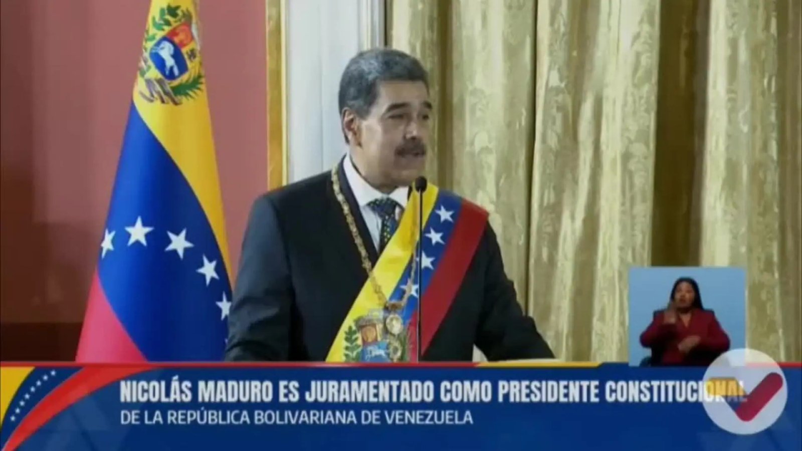 Maduro defiende como una victoria su cuestionada investidura para un nuevo mandato de seis años Maduro defiende como una victoria su cuestionada investidura para un nuevo mandato de seis años
