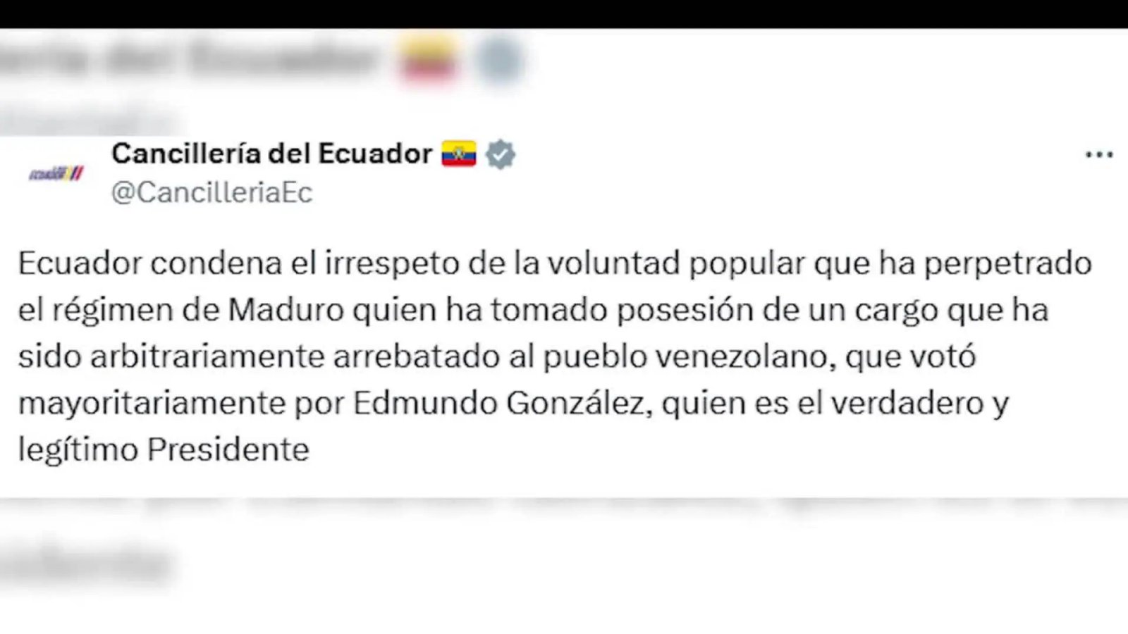 Países latinoamericanos rechazan investidura de Maduro y G7 denuncia ilegitimidad democrática Países latinoamericanos rechazan investidura de Maduro y G7 denuncia ilegitimidad democrática