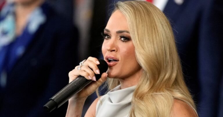 Carrie Underwood tuvo que cantar a cappella tras fallas técnicas durante la investidura de Trump