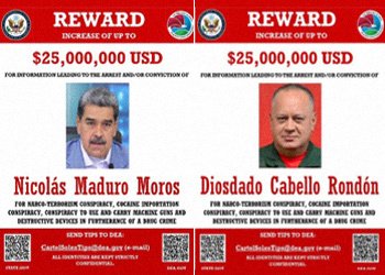 Aumenta la presión sobre Venezuela: recompensas y crimen