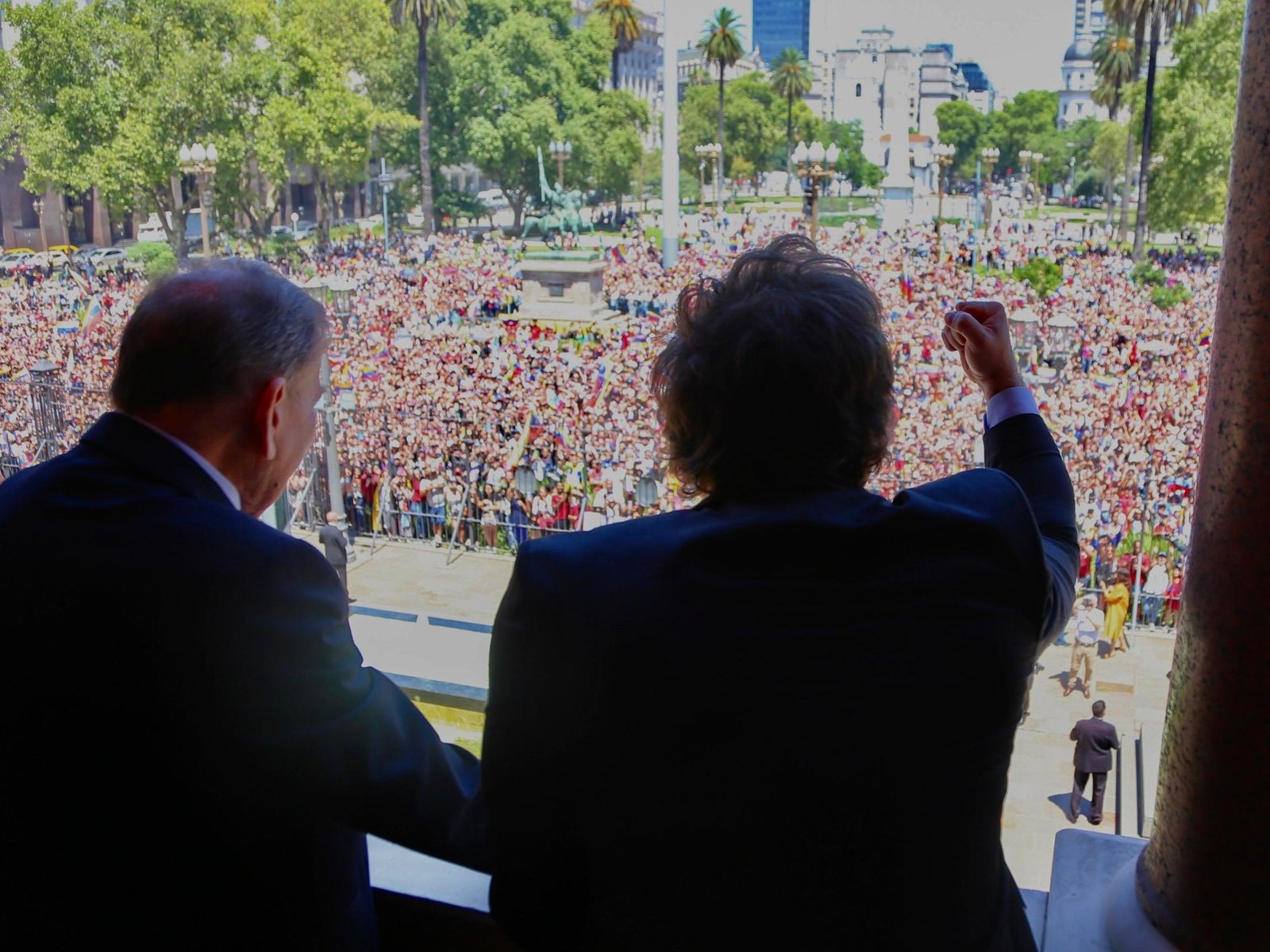 Javier Milei recibió al opositor González Urrutia en Casa Rosada como presidente electo Javier Milei recibió al opositor González Urrutia en Casa Rosada como presidente electo