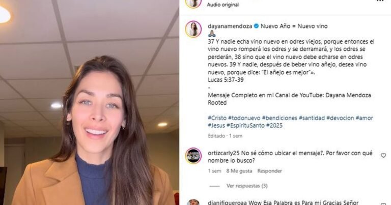 Dayana Mendoza anuncia su compromiso con el pastor Carlos Uribe
