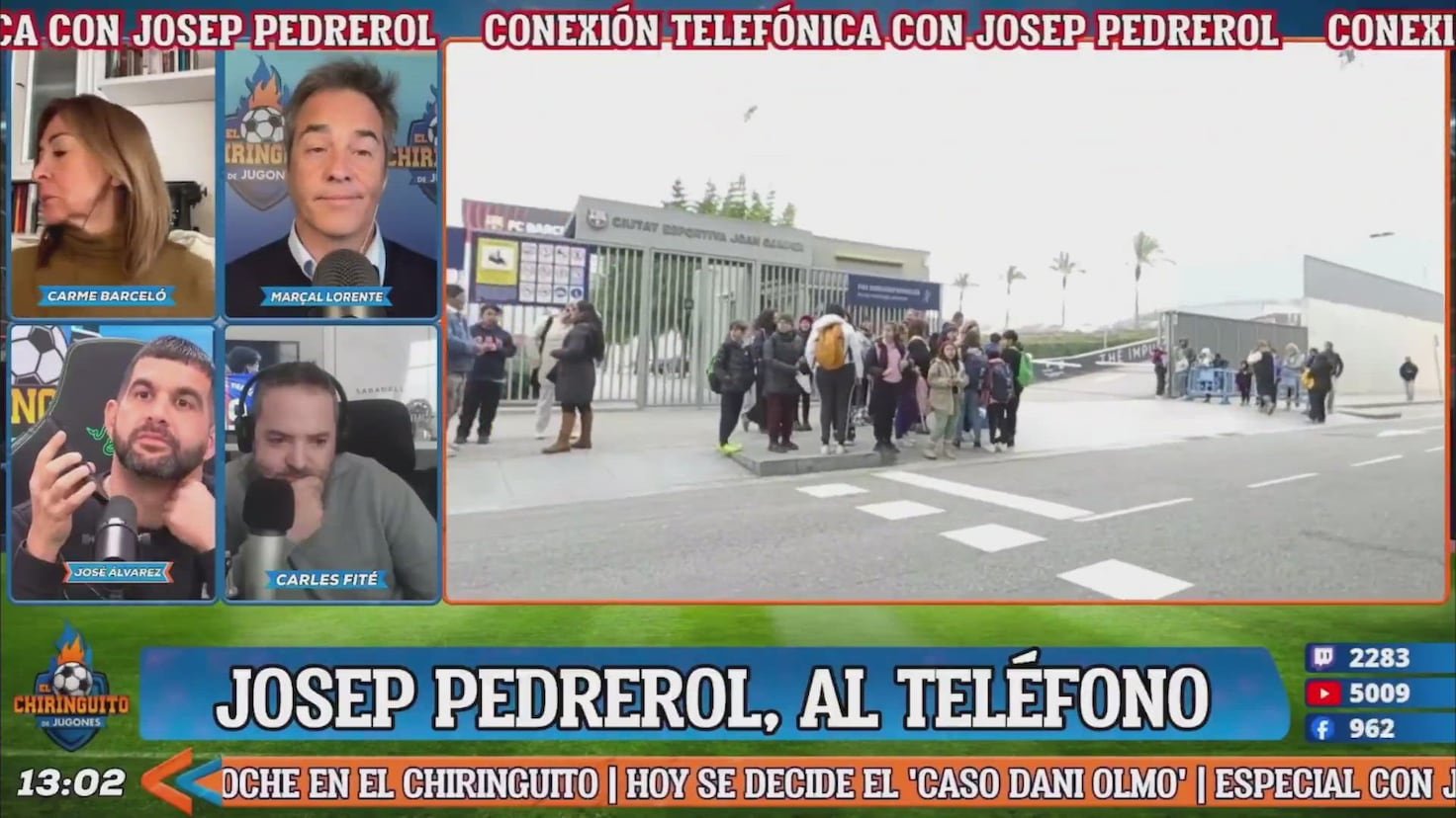 Pedrerol entra en directo para deprimir al culé con el caso Olmo: “Es lo que hay…”