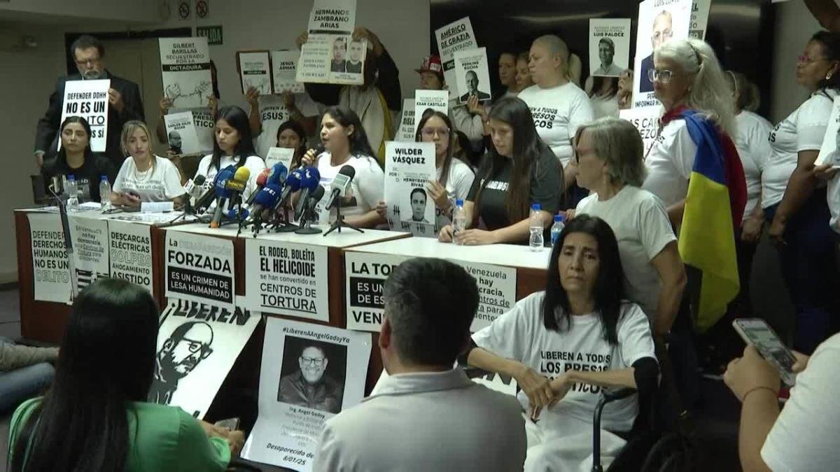 Familiares de opositores y activistas detenidos en Venezuela claman su excarcelación