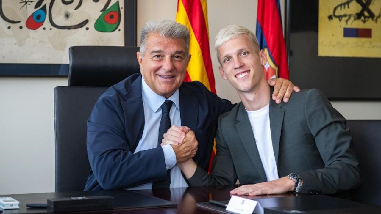 Laporta bordea el bochorno con Olmo