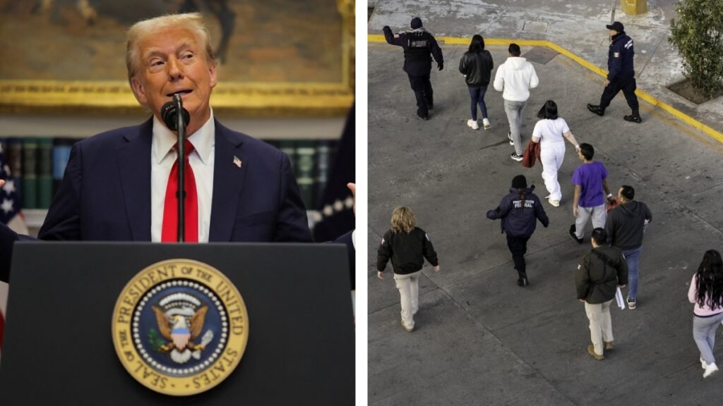 Trump firma decreto para impedir paso de migrantes por frontera con México Trump firma decreto para impedir paso de migrantes por frontera con México