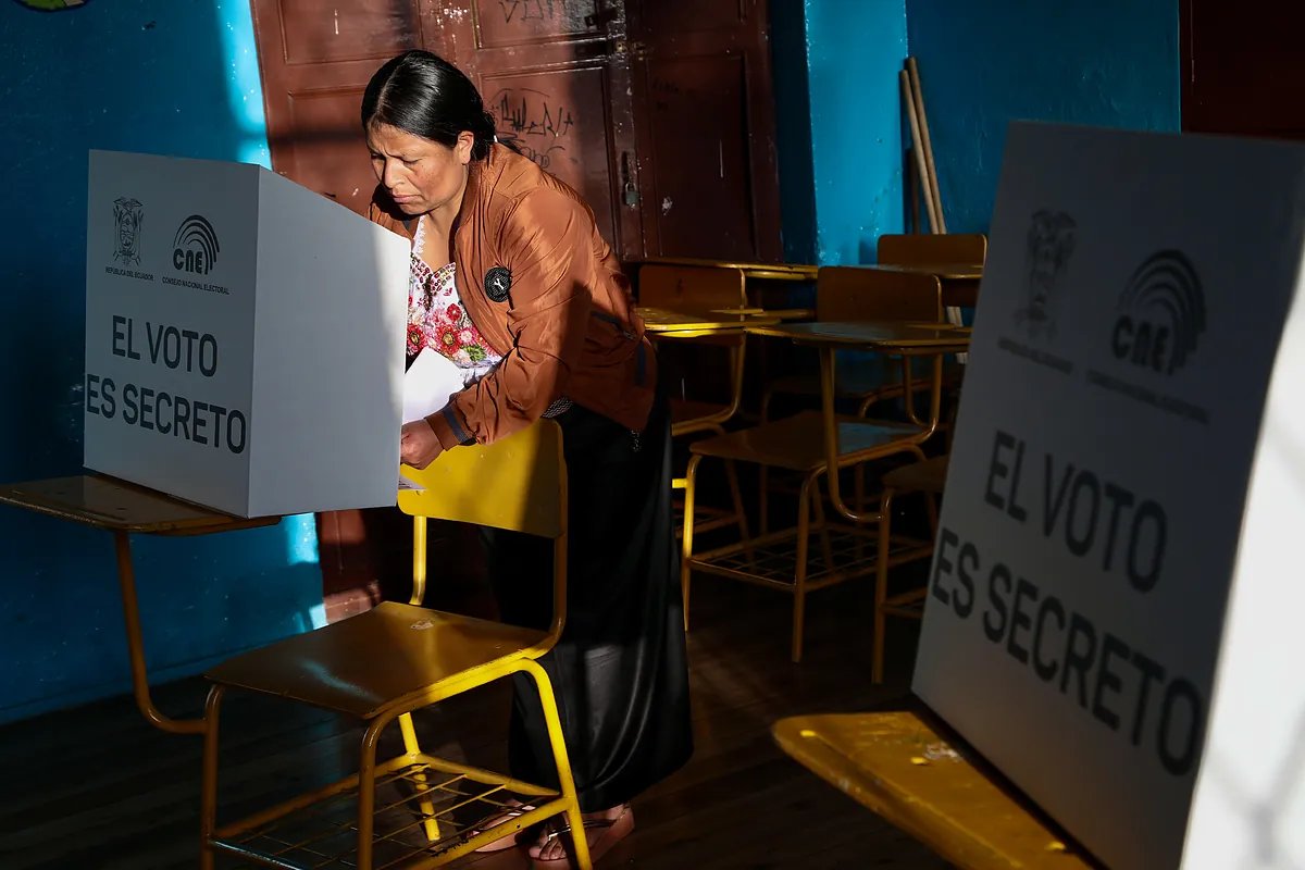 La 'mano dura' de Noboa se convierte en un plebiscito en las elecciones presidenciales de este domingo en Ecuador