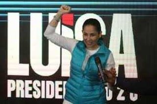 la correísta Luisa González celebró los resultados de las elecciones de Ecuador