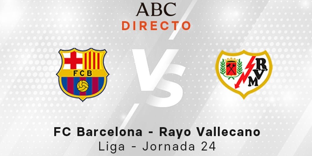 Barcelona – Rayo Vallecano, estadísticas del partido