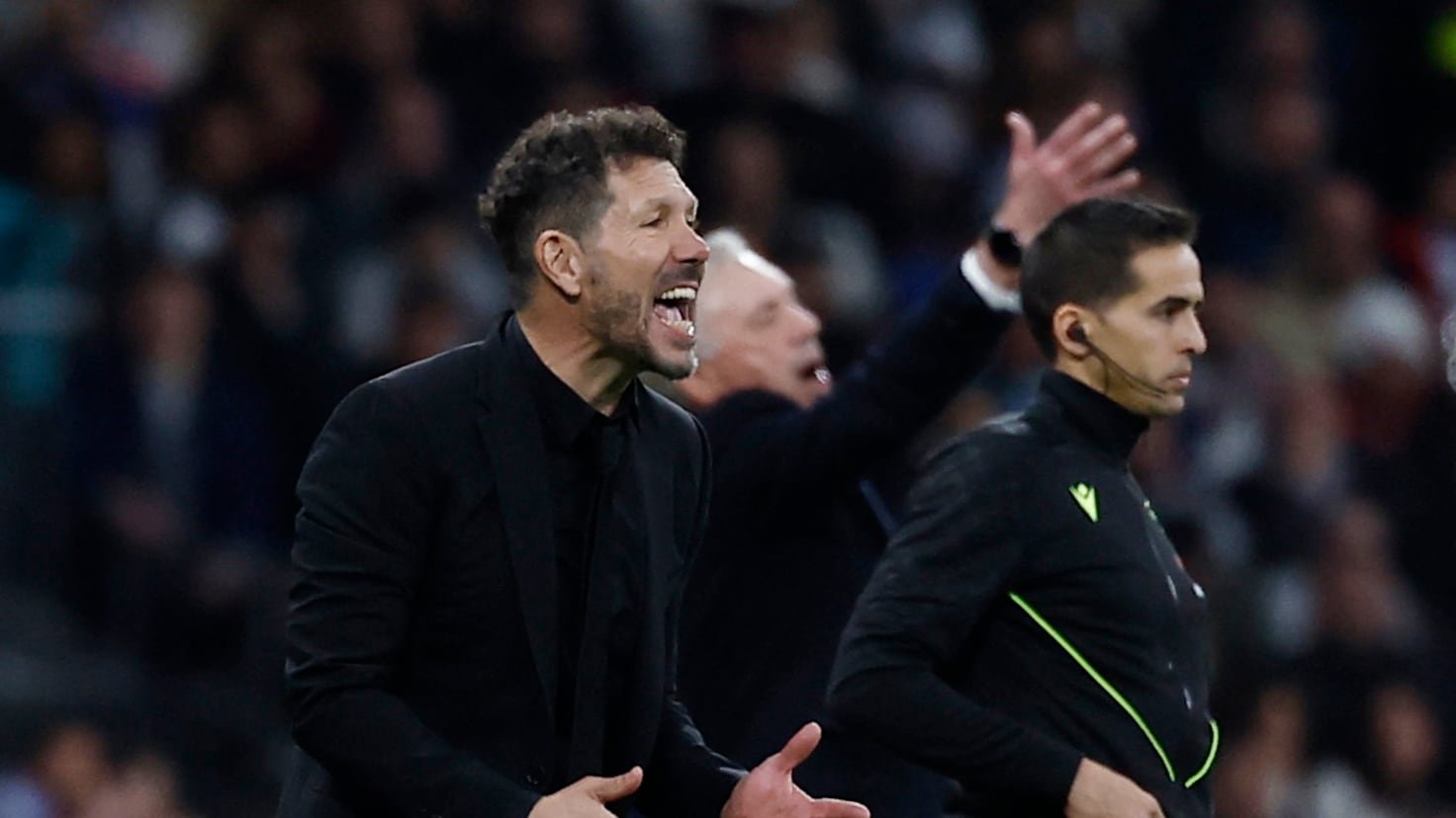 Simeone: “Me pareció que el árbitro hizo un partido correcto” Simeone: “Me pareció que el árbitro hizo un partido correcto”