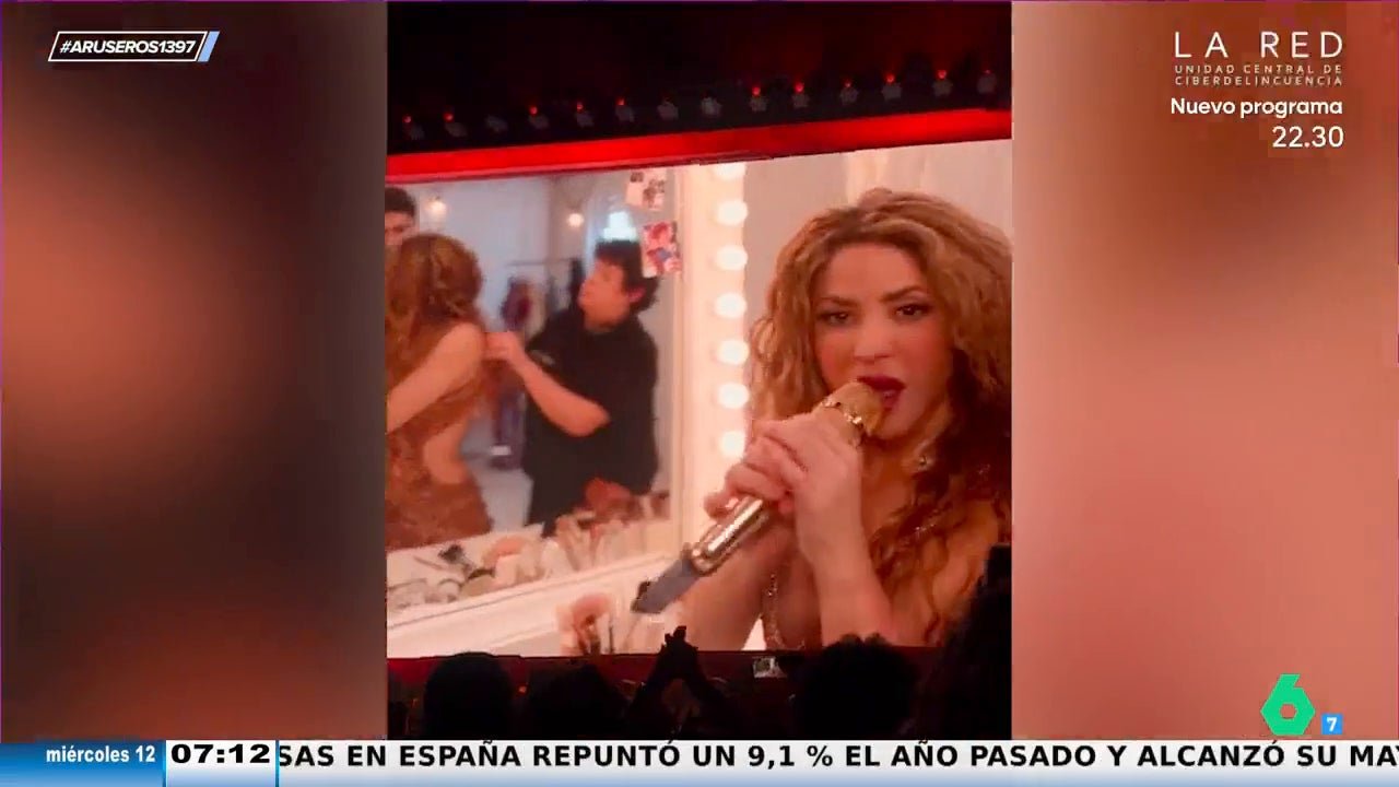 Shakira arranca su gira en Brasil con imágenes de sus hijos y un original cambio de vestuario Shakira arranca su gira en Brasil con imágenes de sus hijos y un original cambio de vestuario