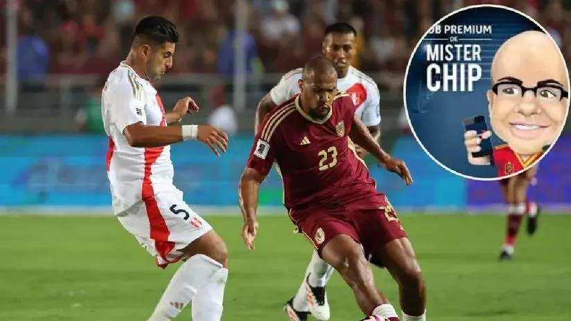 Perú vs Venezuela Mister Chip se pronuncia gol anulado de Bryan Reyna y enfatiza marca con la mano Eliminatorias 2026 Perú vs Venezuela Mister Chip se pronuncia gol anulado de Bryan Reyna y enfatiza marca con la mano Eliminatorias 2026