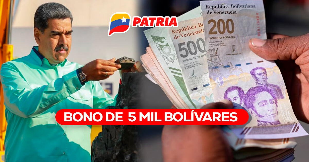 NUEVO BONO de casi 5 mil bolívares llega en marzo 2025: pago se ACTIVARÁ en la última semana vía Sistema Patria