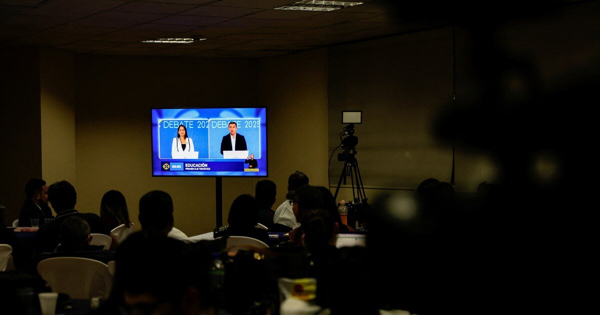 Más de 10 millones de ecuatorianos siguieron el debate presidencial