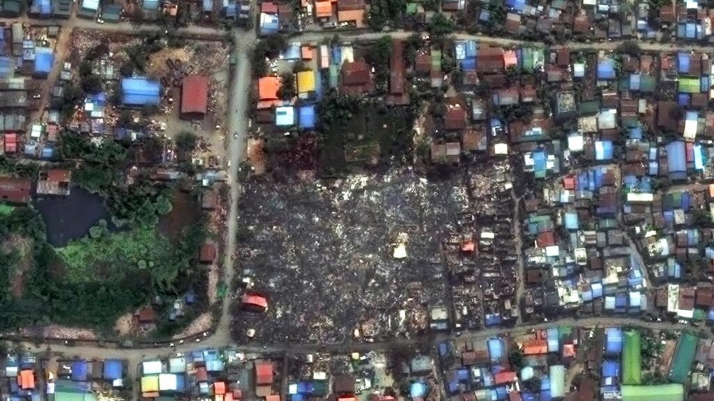 Las impactantes imágenes aéreas de la devastación de Mandalay tras el terremoto de Myanmar Las impactantes imágenes aéreas de la devastación de Mandalay tras el terremoto de Myanmar