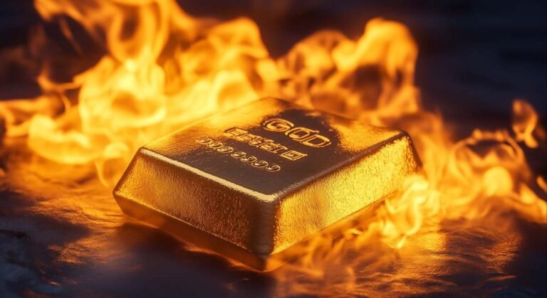 por qué cae el oro si el mundo ‘arde’