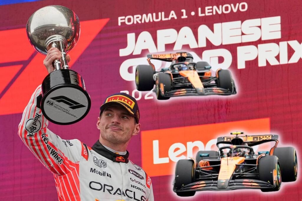 Max Verstappen se burla de McLaren tras su victoria en el GP de Japón