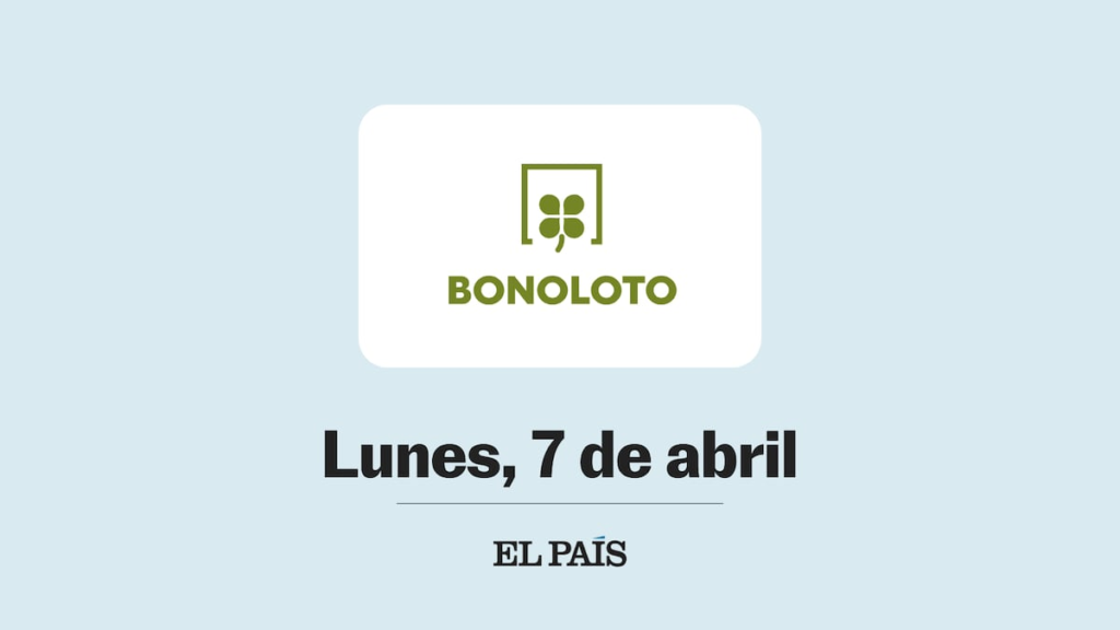 Bonoloto: comprobar los resultados del lunes 7 de abril | Sorteos: Loterías y ONCE Bonoloto: comprobar los resultados del lunes 7 de abril | Sorteos: Loterías y ONCE