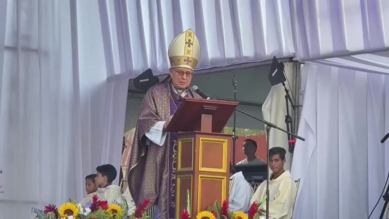 Los venezolanos en Caracas piden salud al Nazareno de San Pablo en una multitudinaria procesión