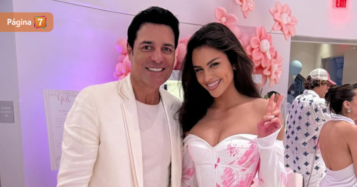 Emilia Dides compartió con Chayanne en fiesta de revelación de género de Lele Pons y Guaynaa Emilia Dides compartió con Chayanne en fiesta de revelación de género de Lele Pons y Guaynaa