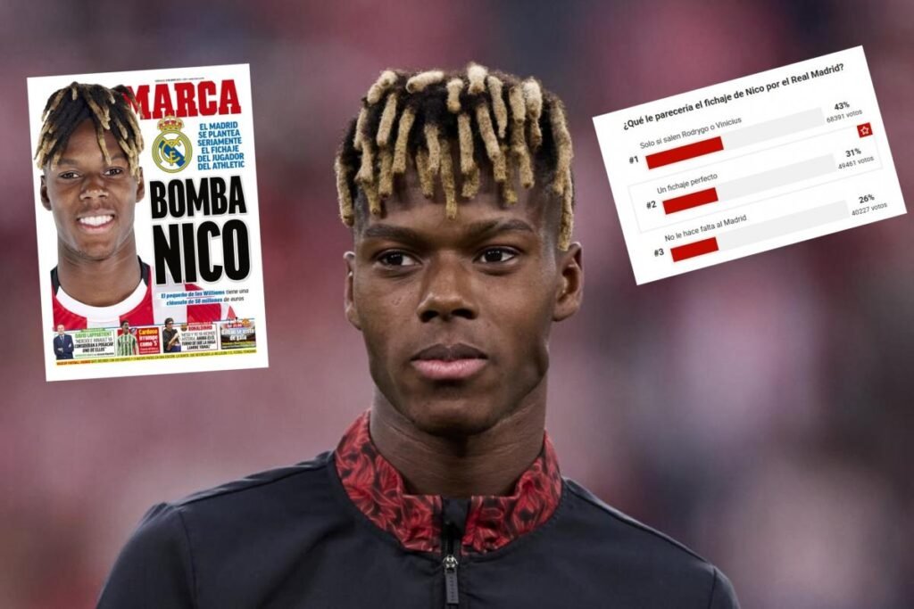 El fichaje de Nico Williams agrada al madridismo