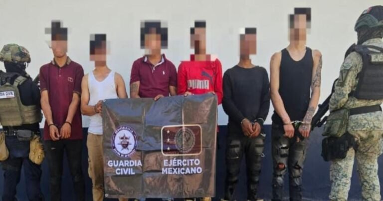 Detienen a red criminal de venezolanos en Michoacán; los agarraron con armas largas