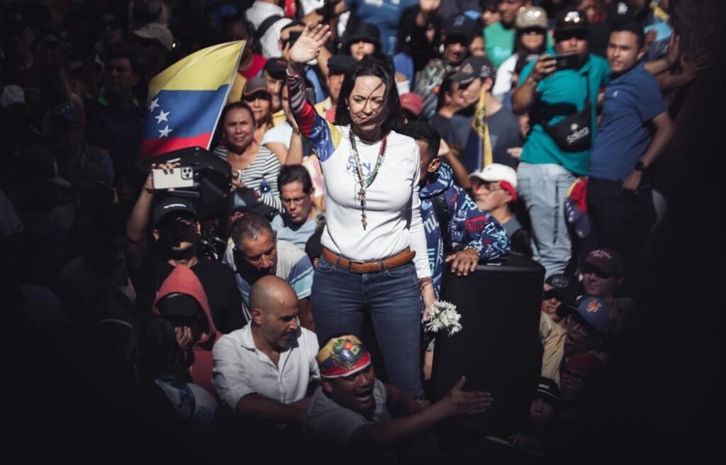María Corina Machado: “El crimen organizado está en el poder en Venezuela” María Corina Machado: “El crimen organizado está en el poder en Venezuela”