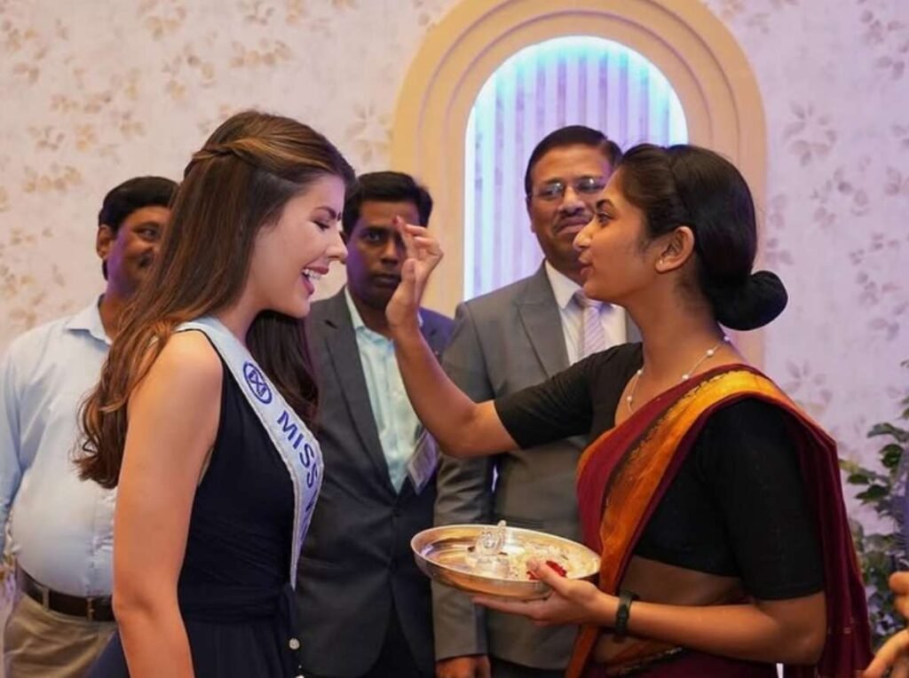 Valeria Cannavò llegó a India para el Miss Mundo 2025 Valeria Cannavò llegó a India para el Miss Mundo 2025