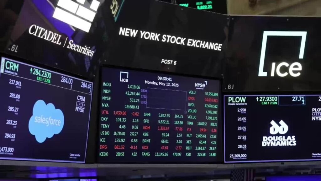 Wall Street abre con fuerza tras el acuerdo entre EE.UU. y China sobre aranceles Wall Street abre con fuerza tras el acuerdo entre EE.UU. y China sobre aranceles