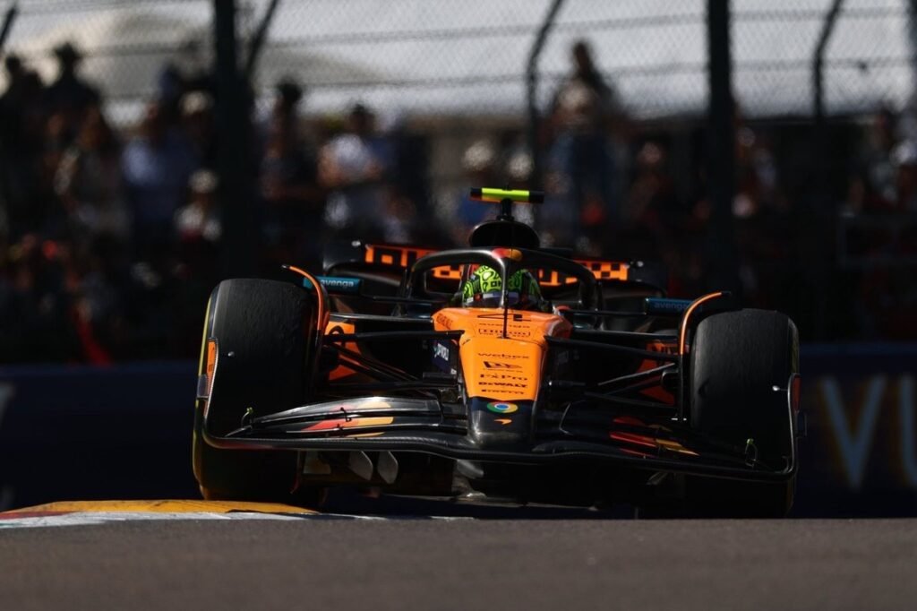 Norris asegura que McLaren no tenía ritmo para parar a Verstappen en Imola Norris asegura que McLaren no tenía ritmo para parar a Verstappen en Imola