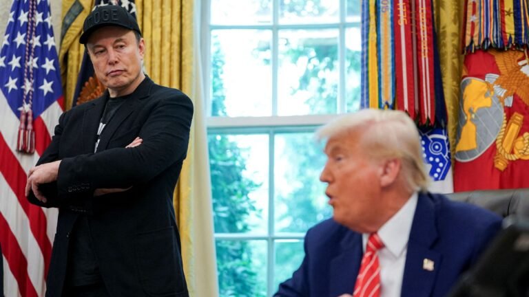 Tesla se desploma un 14% tras la pelea entre Trump y Musk