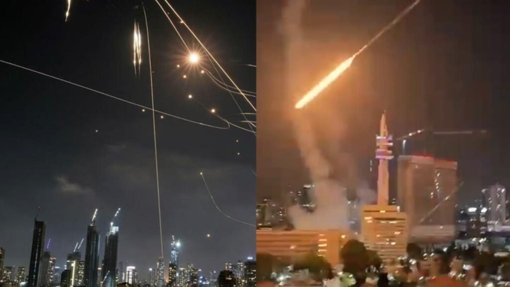 Noche de pánico en Israel por el contraataque con misiles de Irán Noche de pánico en Israel por el contraataque con misiles de Irán