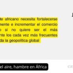 Misiles en el aire, hambre en África