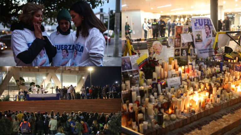 En imágenes | Unidos por un milagro: Así fue la jornada de oración y eucaristía por la salud de Miguel Uribe Turbay en la Fundación Santa Fe