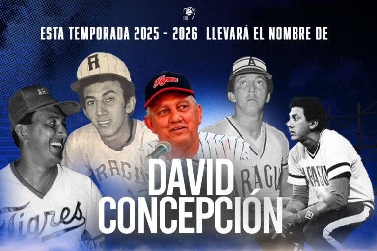 Béisbol venezolano arrancará el 15 de octubre y temporada será en honor a David Concepción