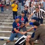 Aficionados del PSG y Botafogo protagonizaron una feroz pelea durante el partido del Mundial de Clubes